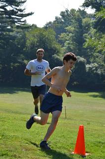 Eric L's pictures - Cheltenham XC - Curtis Arboretum - Adam A and Mike G