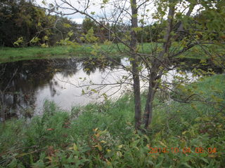 Burnsville, Minnesota, trail run - Adam running