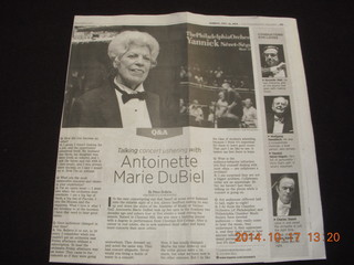Antoinette in Philadelphia Inquirer