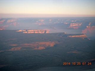 1769 8sr. aerial - Grand Canyon just after dawn