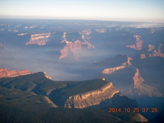 1771 8sr. aerial - Grand Canyon just after dawn