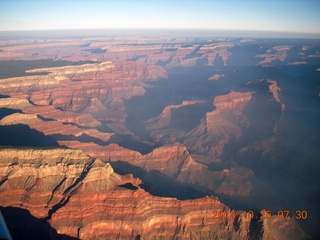 1775 8sr. aerial - Grand Canyon just after dawn