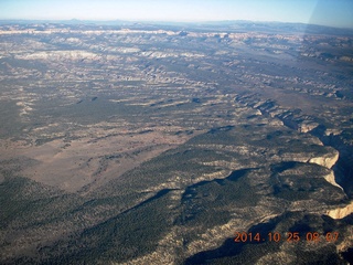 38 8sr. aerial - Bryce Canyon in the distance