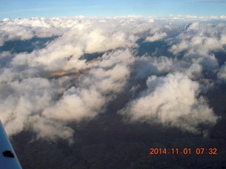 1793 8t1. aerial - clouds and Grand Canyon