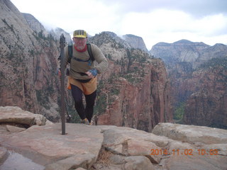 2462 8t2. Zion National Park Angels Landing hike - Adam