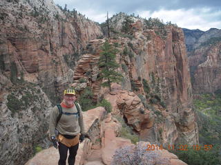 2473 8t2. Zion National Park Angels Landing hike - Adam