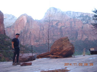 2499 8t3. Zion National Park - Emerald Ponds hike - Adam