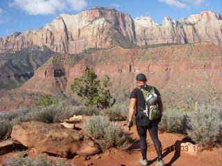 2507 8t3. Zion National Park - Watchman hike - Adam