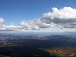 1795 8t3. aerial - Grand Canyon under clouds