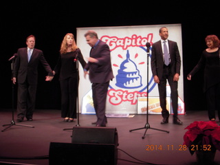 Zion National Park Angels Landing hike - Adam at the top of a rock pile