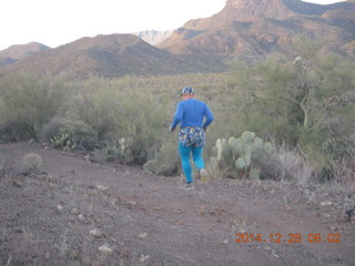 2534 8uu. Adam running near Red Creek airstrip