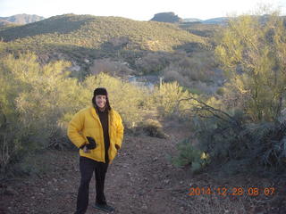 Filipe around Red Creek airstrip