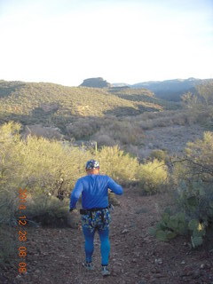 Filipe around Red Creek airstrip