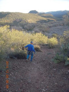 Filipe around Red Creek airstrip