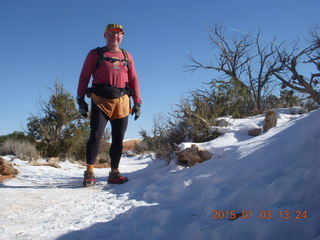 2560 8v3. Arches National Park - Devils Garden hike - Adam - tripod and timer
