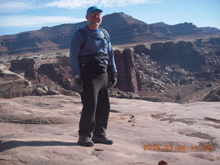 2583 8v4. Canyonlands National Park - Lathrop trail hike - Adam (tripod and timer)