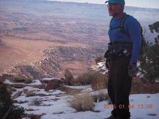 2586 8v4. Canyonlands National Park - Lathrop trail hike - Adam (tripod and timer)