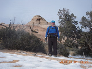 2589 8v4. Canyonlands National Park - Lathrop trail hike - Adam (tripod and timer)