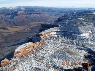 218 8v5. aerial - snowy canyonlands - Colorado hills