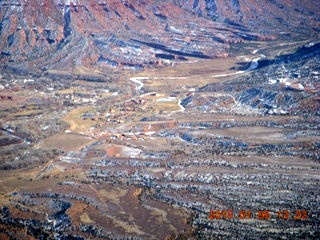224 8v5. aerial - snowy canyonlands - Colorado hills - Hubbard-Gateway Canyons
