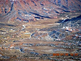 225 8v5. aerial - snowy canyonlands - Colorado hills - Hubbard-Gateway Canyons