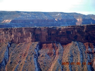 240 8v5. aerial - snowy canyonlands - Colorado hills - Hubbard-Gateway Canyons area
