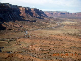 243 8v5. aerial - snowy canyonlands - Colorado hills - Hubbard-Gateway Canyons area