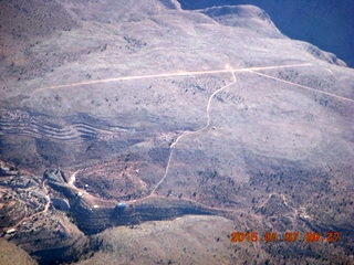 124 8v7. aerial - flight SGU to DVT - Grand Gulch airstrip