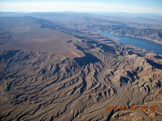 22 8v7. aerial - flight SGU to DVT - Pearce Ferry airstrip