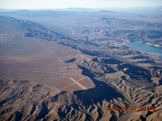 23 8v7. aerial - flight SGU to DVT - Pearce Ferry airstrip