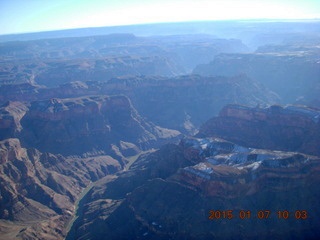 37 8v7. aerial - flight SGU to DVT - grand canyon