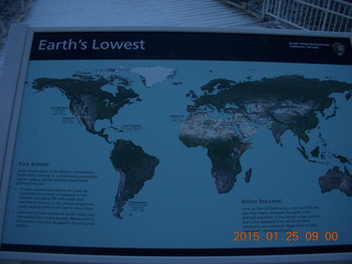 Death Valley - Badwater Basin sign