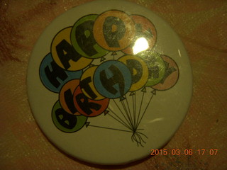 Happy Birthday button