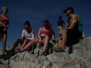 NH2T hikers - Squaw Peak summit