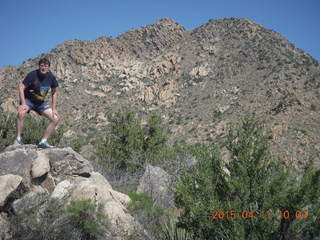 Bagdad run/hike - Neil W running