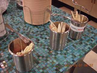 terrific display of utensils