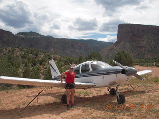 1522 8zu. Hubbard-Gateway airstrip - N8377W and Adam