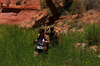 2670 8zv. Beaver Creek Canyon hike- Karen and Adam