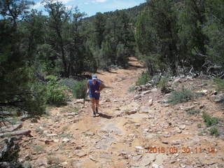 2682 8zw. drive to Calamity Mine - very tough side road - Adam running