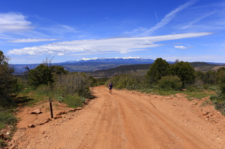 2685 8zw. drive to Calamity Mine - very tough side road - Adam running