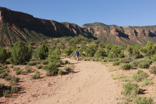 124 8zw. drive to Calamity Mine - Adam running (back)