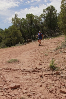 2744 8zw. drive to Calamity Mine - difficult side road - Adam running