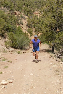 2758 8zw. drive to Calamity Mine - difficult side road - Adam running