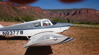 1543 8zx. Gateway Canyon airstrip - N8377W + Adam