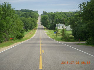 Afton, Minnesota, run - roller-skiers