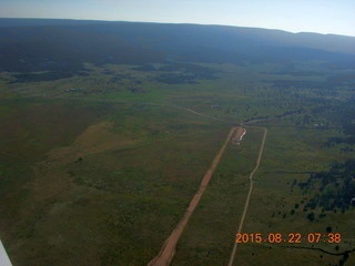 Mystic Bluffs (NM26), New Mexico, trip - aerial airstrip