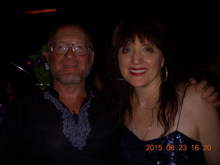 5 92p. Adam and Annie Moscow at her new-CD concert