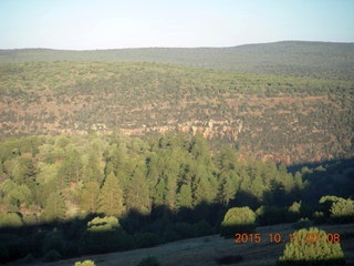 aerial - flying to Buzzard Roost