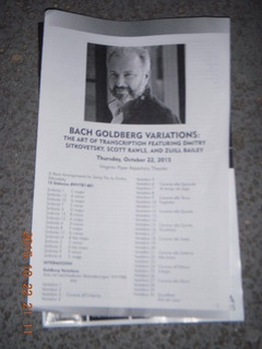 Bach Goldberg Variations - Mesa - program