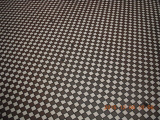 tile floor at Joseph's pizza